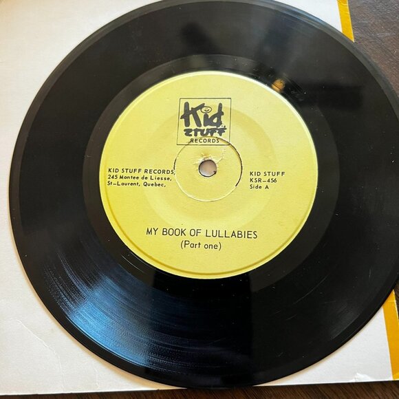 Sing-A-Long Song Book and 45 Record My Book of Lullabies Vintage Kid Stuff Rare! - Picture 4 of 6